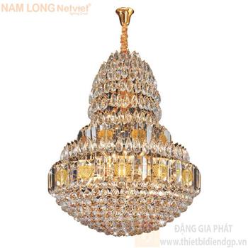 Đèn chùm pha lê cao cấp Ø800*H1050+500, E14*37 lamp, 307 crystals k9 type 1, 189 crystals k9 type 1 NC 6601